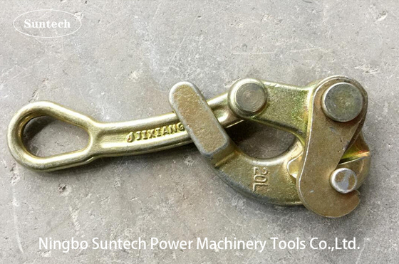 Steel Wire Rope Rated Load Self Conductor Gripping Clamps