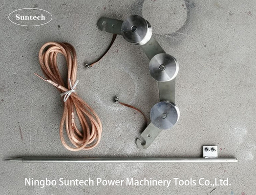 SHL75D Hook Ground Block Cable Pulling Pulley For Conductor / Steel Wire Rope