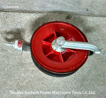 Overhead Line Round Belt Hold Down Wire Cable Pulley Stringing Block