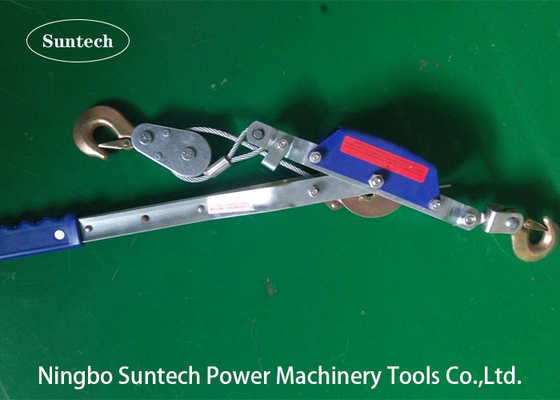 2 Hook 30KN Wire Rope Tightener Transmission Line Stringing Tools