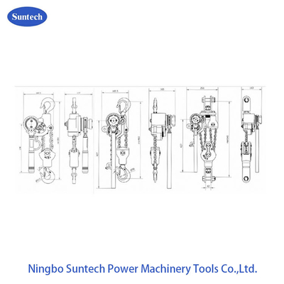 Aluminium Alloy Transmission Line Tool Manual Handle Series Lifting Electric Chain Hoist