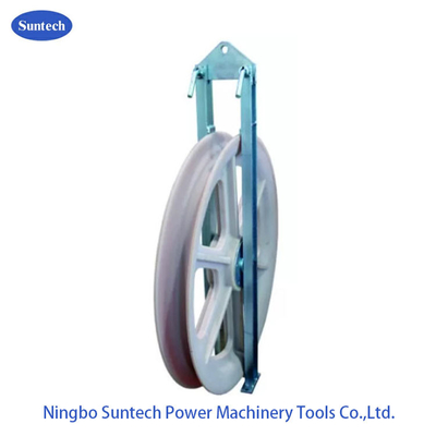 60kN Single Nylon Wheel Conductor Stringing Pulley Blocks