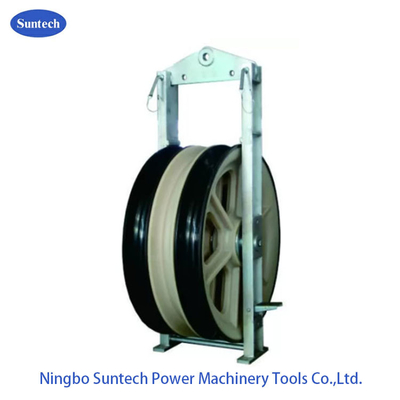 60kN Single Nylon Wheel Conductor Stringing Pulley Blocks