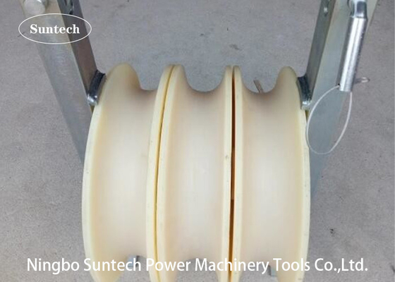 20KN High Strength Transmission Line Conductor Stringing Blocks For Site Works