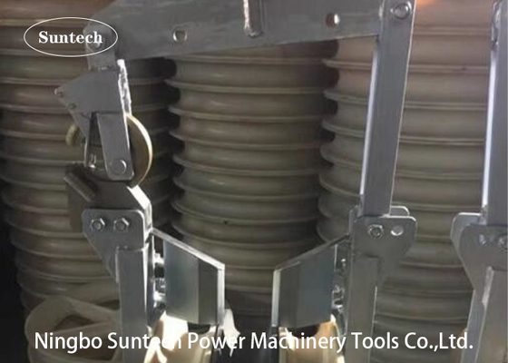 Galvanized Conductor Stringing Blocks Large Diameter For Construction