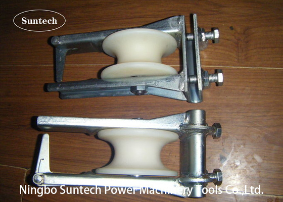 Transmission Line Crossarm Mounted Nylon Wheel Conductor Stringing Blocks