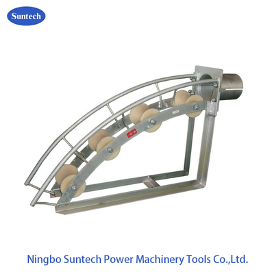 Ground Cable Entrance Protection 100mm Trench Roller , Cable Guide Roller