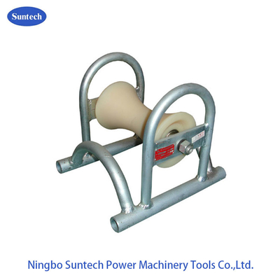 Steel Pipe Bridge Capacity 10KN Cable Reel Roller
