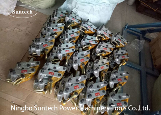 Anti Twist Steel Rope Conductor Gripper Cable Pulling Clamp Stringing Of Transmission Line