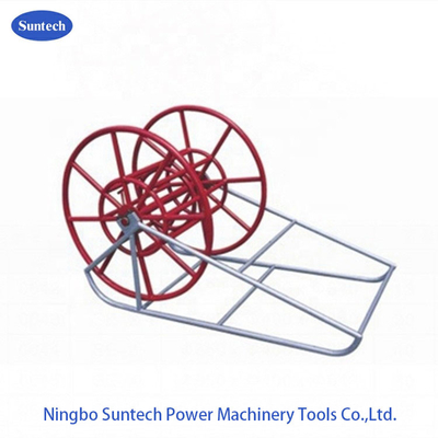 ISO 15101 59kg Hydraulic Tensioner Electrical Cable Reel Stands For Overhead Line