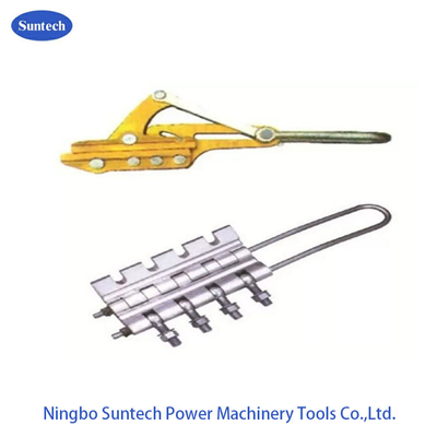 Aluminum Titanium Alloy Bolted Come Along Clamp For OPGW