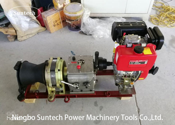 5T Gasoline Powered Traction Line Planetary Gearbox Tugger Cable Winch Puller
