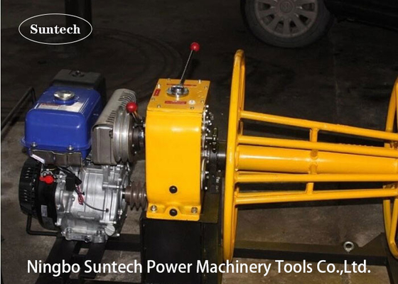 Transmission Stringing Line Construction Engine Powered Winch 3 Ton