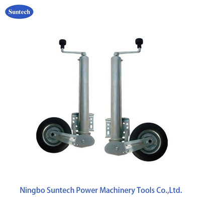 6″ 350kg Solid Rubber Wind Up Jockey Wheel For Box Trailer