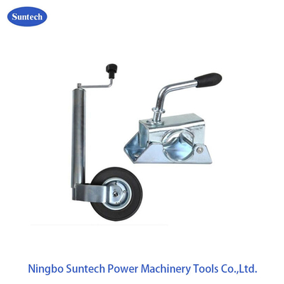 6″ 350kg Solid Rubber Wind Up Jockey Wheel For Box Trailer