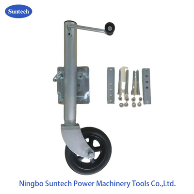 8" Single Wheel 1500 Lb Trailer Jack 10" Travel With Side Handle