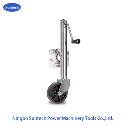 Max 2000lbs Adjustable Trailer Jack With Rubber Wheel