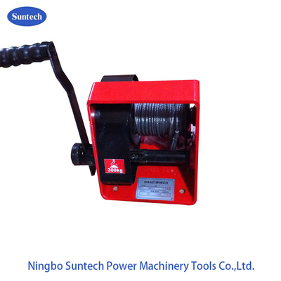 Worm Gear Drive Winch , GR300 Small Boat Hand Gear Winch