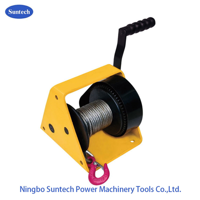Worm Gear Drive Winch , GR300 Small Boat Hand Gear Winch