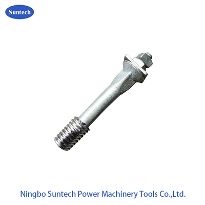 Transmission Tower Erection Carbon Steel Lead Head Spindle For Pin Type Insulator