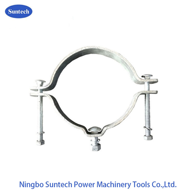 Carbon Steel Hot Dip Galvanized Pipe Clamp For Power Pole