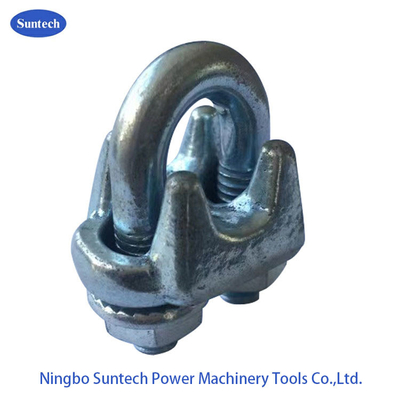 Power Line Carbon Steel Preformed Adjustable Wire Rope Clip Clamp ISO9001