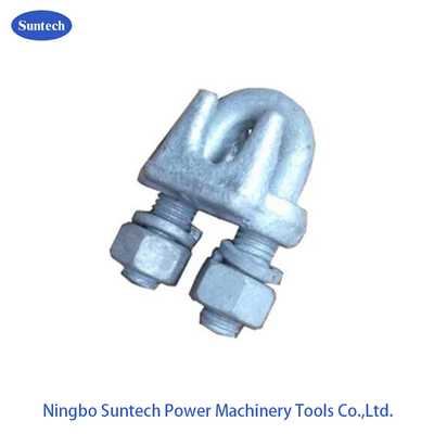 Power Line Carbon Steel Preformed Adjustable Wire Rope Clip Clamp ISO9001