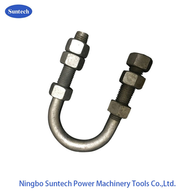 Power Line M6 M8 M10 M12 M16 M20 M24 Carbon Steel U Bolt With Washer And Nut