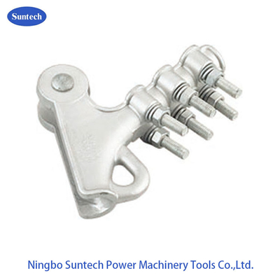 Aluminium Alloy Electric Cable Clamps For 35KV Overhead Power Line