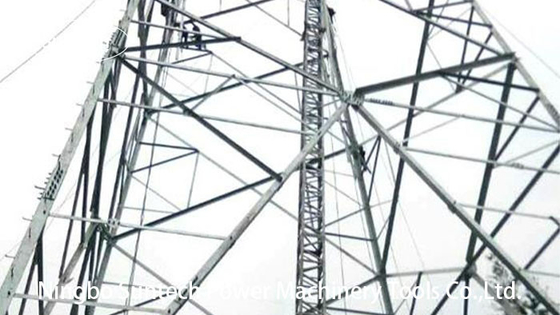 A Shape Lattice Gin Pole Tower Erection Tools Construction Works