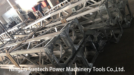 A Shape Lattice Gin Pole Tower Erection Tools Construction Works