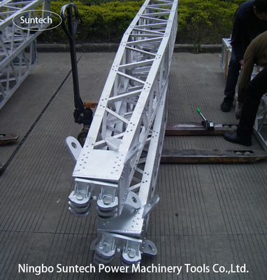 A Shape Lattice Gin Pole Tower Erection Tools Construction Works