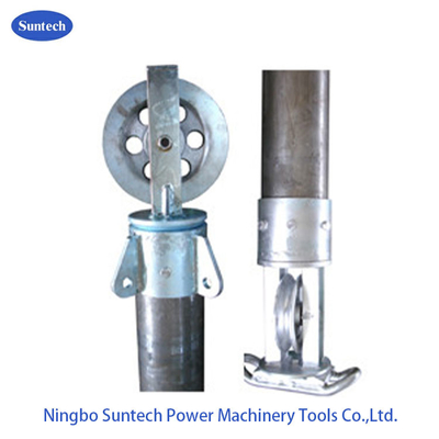 Inner Suspended Tubular Gin Pole LBN Tower Erection Tools