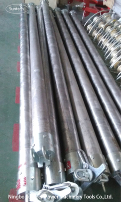 Inner Suspended Tubular Gin Pole LBN Tower Erection Tools