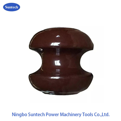 400V 9KN Low Voltage Transmission Line Insulator Bobbin Porcelain