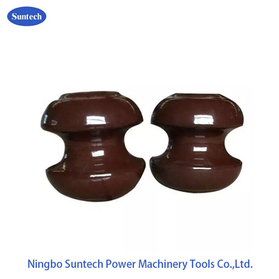 400V 9KN Low Voltage Transmission Line Insulator Bobbin Porcelain
