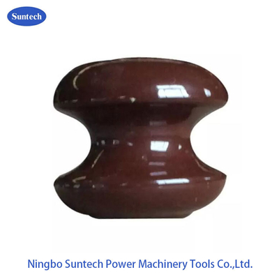 400V 9KN Low Voltage Transmission Line Insulator Bobbin Porcelain