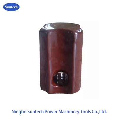 Electrical Ceramic Transmission Line Insulator Glazed Strain 600V