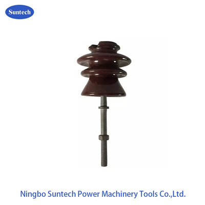 Glazed Pin High Voltage Porcelain Insulators 11KV P - 11 - Y