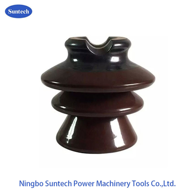 Glazed Pin High Voltage Porcelain Insulators 11KV P - 11 - Y