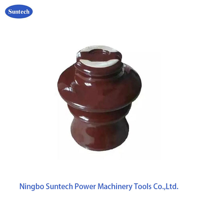 Glazed Pin High Voltage Porcelain Insulators 11KV P - 11 - Y