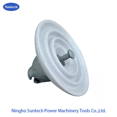 70KN Transmission Line Porcelain Disc Suspension Insulator With Cap
