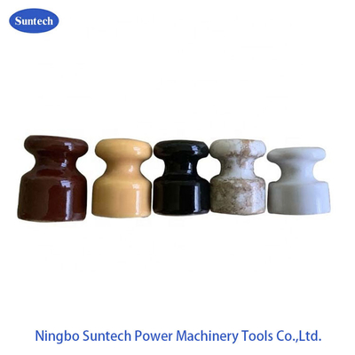 Low Voltage Porcelain Transmission Line Insulator For Wall Wire Fixings