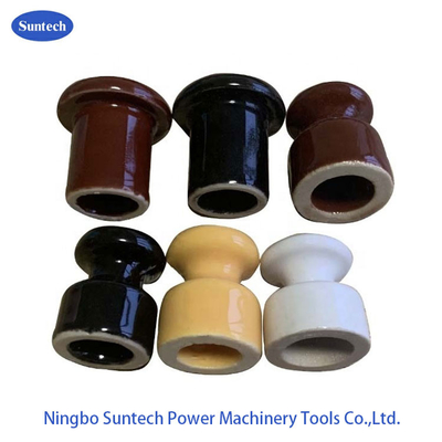 Low Voltage Porcelain Transmission Line Insulator For Wall Wire Fixings