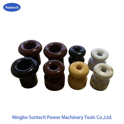 Low Voltage Porcelain Transmission Line Insulator For Wall Wire Fixings