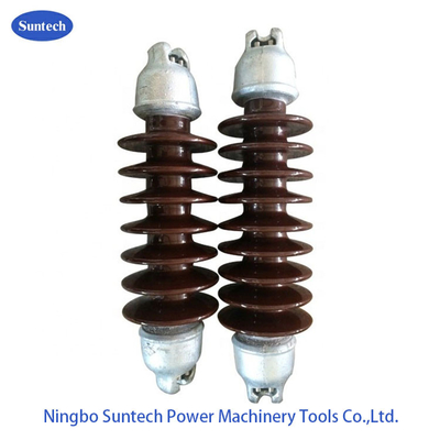 Long Rod Transmission Line Insulator Electrical Porcelain Insulator 70KN