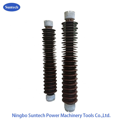 Electrical Post Ceramic Insulators Outdoor Anti Pollution Top M16 Flange
