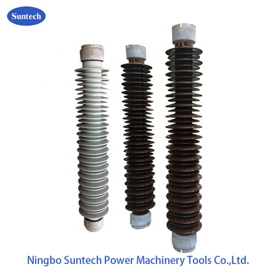 Electrical Post Ceramic Insulators Outdoor Anti Pollution Top M16 Flange