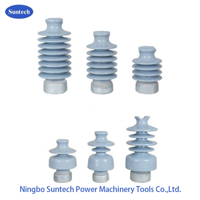 Pin Post Porcelain Insulators Electrical Power 33KV
