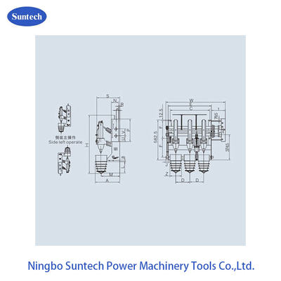 Three Phase High Voltage Gas Insulated 12KV Load Break Switch